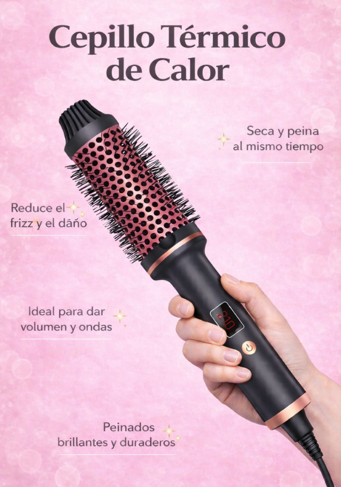 Cepillo t érmico 3 en 1