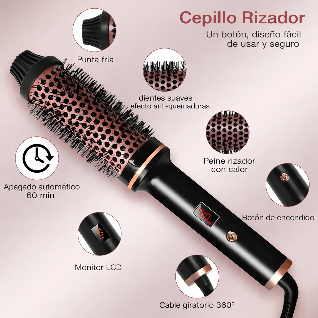 Cepillo t érmico 3 en 1